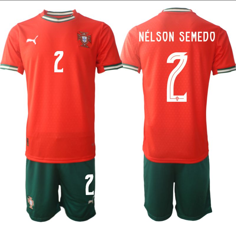 Men 2025-2026 Season Portugal home red #2 Soccer Jersey
